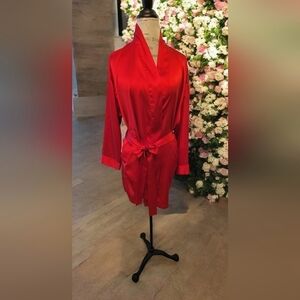 Victoria's Secret Red Silky feeling Robe